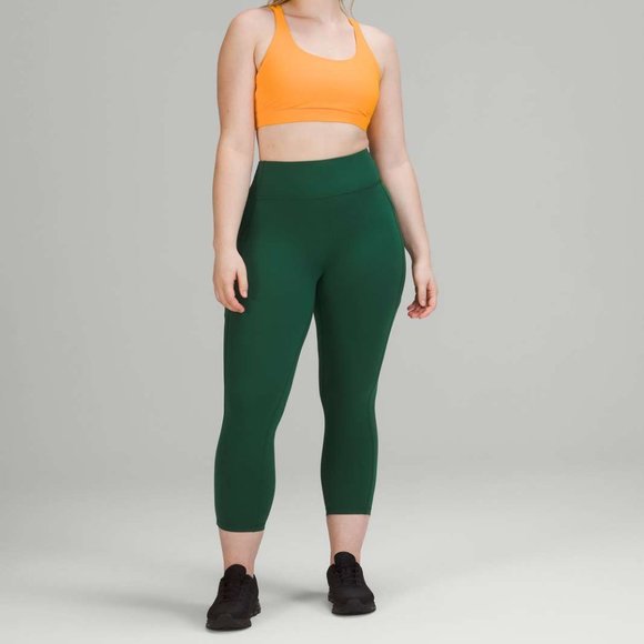 Lululemon Invigorate High-Rise Crop 23" | Size 2 | Everglade Green - Picture 3 of 6